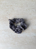 Small Silk Scrunchie - grey