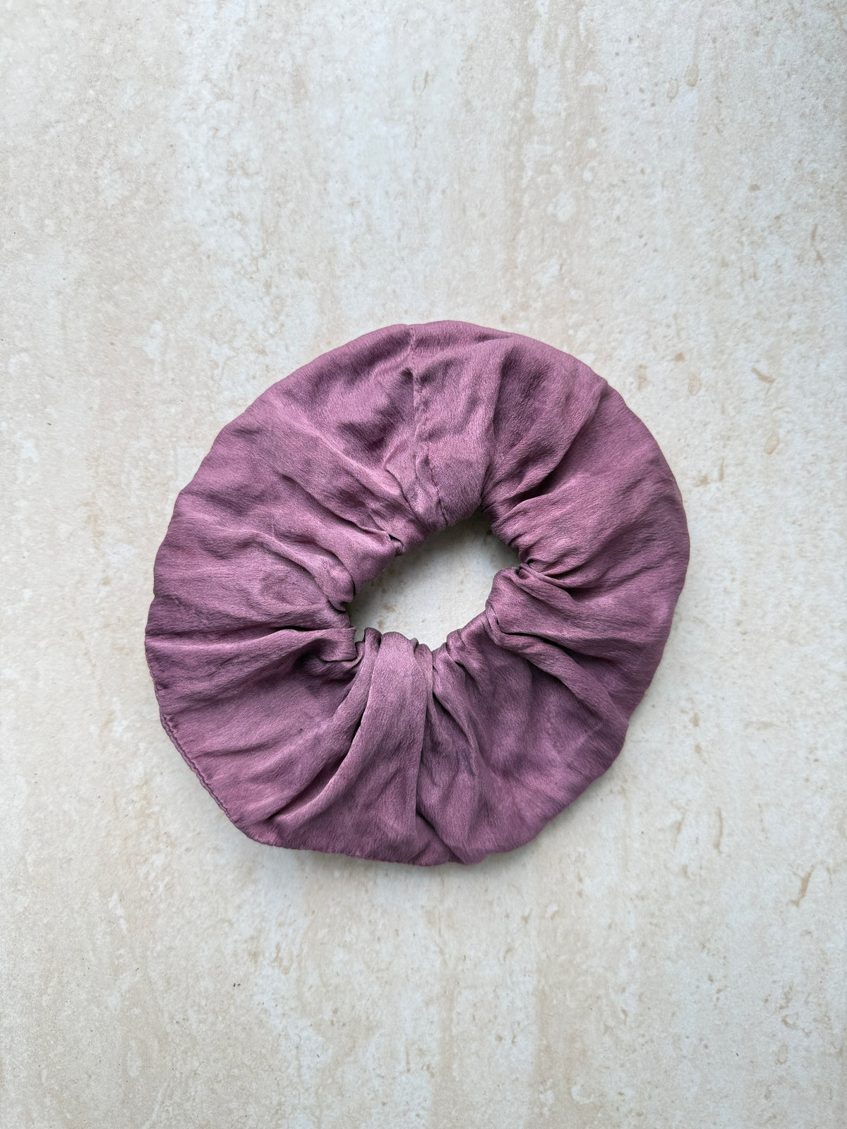 XL Silk Scrunchie - PLUM
