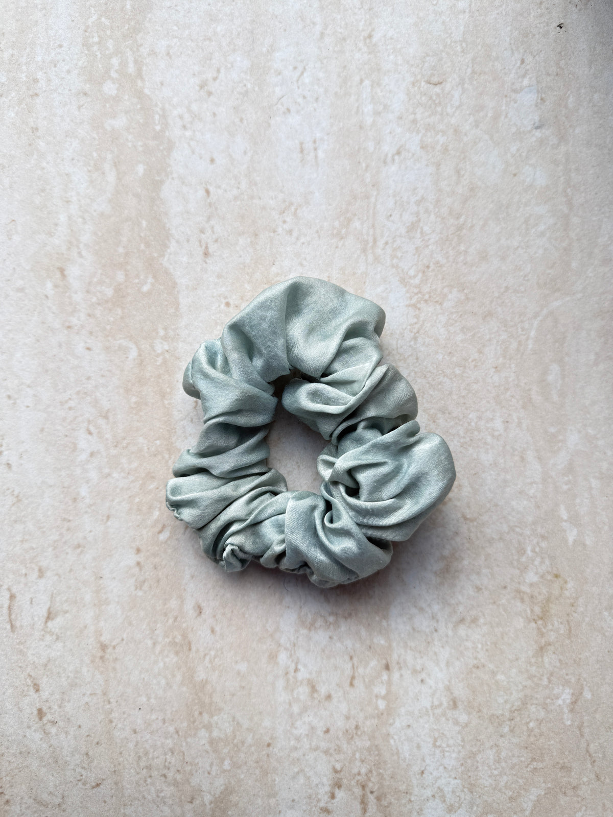 Small Silk Scrunchie - FOAM